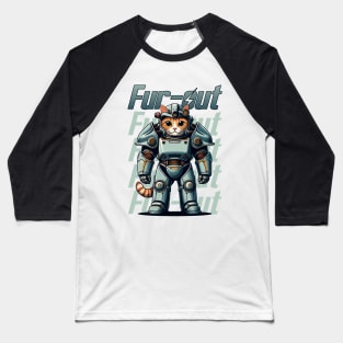 Fur-Out | Cat | Video Game | Animal | Game Icon | Pop Culture | Hero Baseball T-Shirt